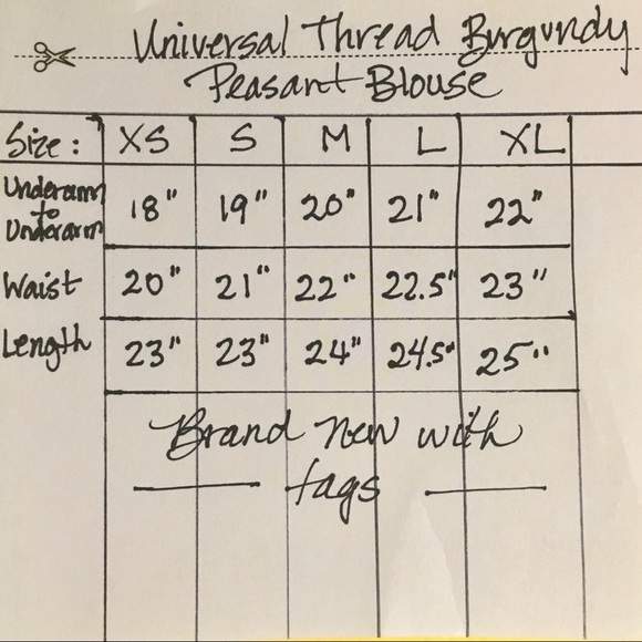 UNIVERSAL THREAD ruffle balloon sleeve peasant top NWT - Picture 4 of 4